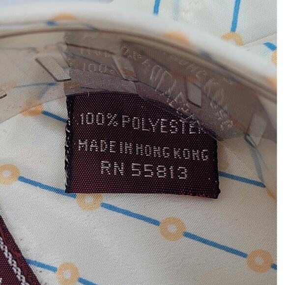 Michael Rossi Vintage 70s Stripe Collared Long Sleeve Button Up Dress Shirt - Picture 6 of 10